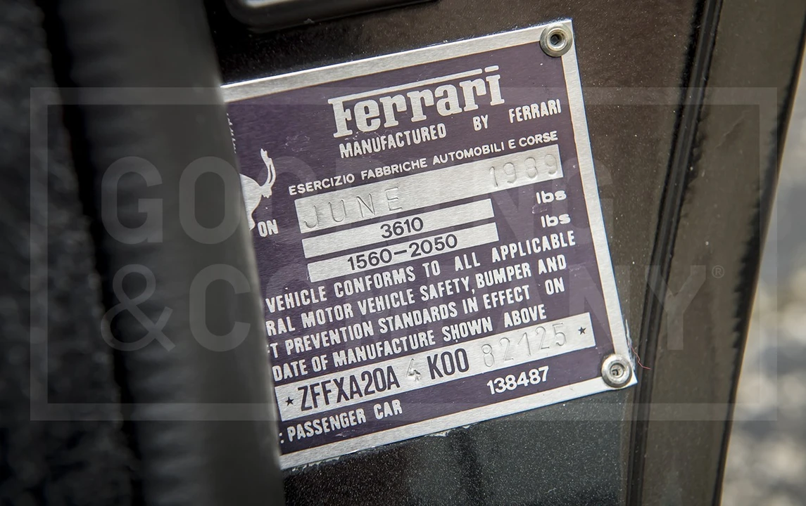 1989 Ferrari 328 GTS - Image 16 of 22
