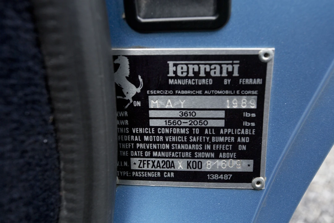 1989 Ferrari 328 GTS - Image 15 of 31