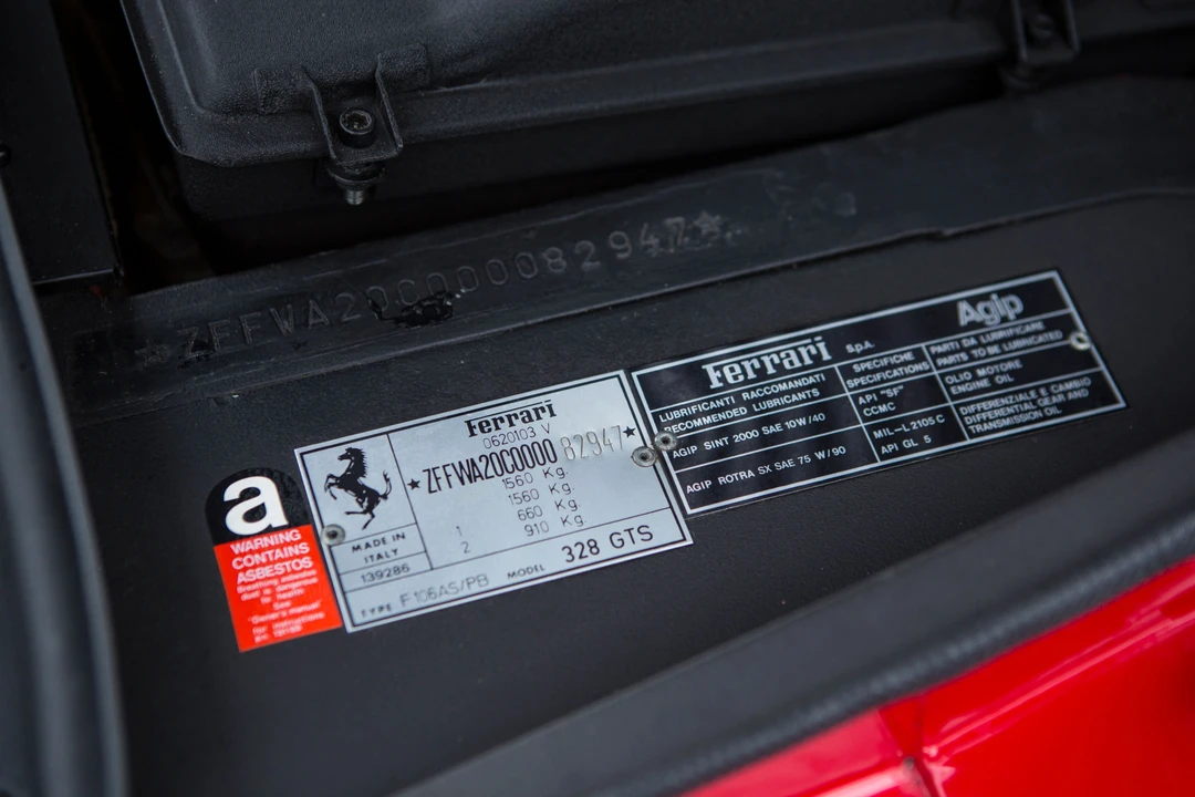 1989 Ferrari 328 GTS - Image 5 of 23