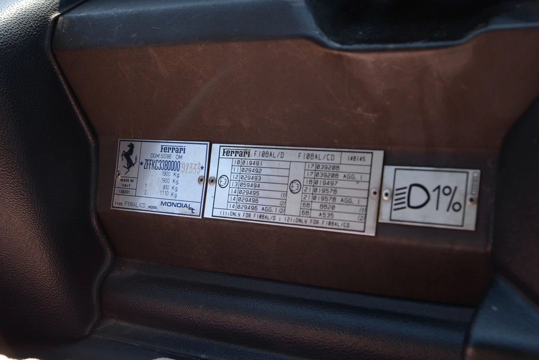 1989 Ferrari Mondial 3.2 - Image 17 of 20