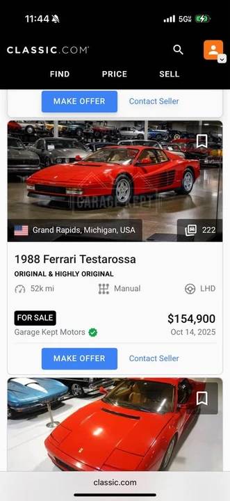 1989 Ferrari Testarossa - Image 6 of 9
