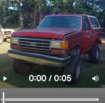 1989 Ford Bronco Sport Utility 4D