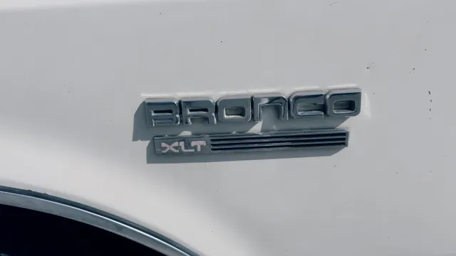 1989 Ford Bronco XLT