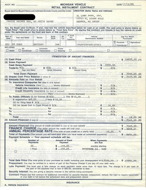 1989 Ford Mustang GT 3rd Gen - Image 7 of 8
