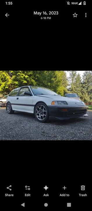 1989 Honda Civic 4th Gen - Image 2 of 5