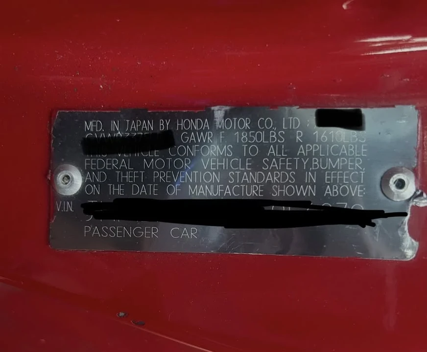 1989 Honda Prelude 3rd Gen - Image 4 of 4