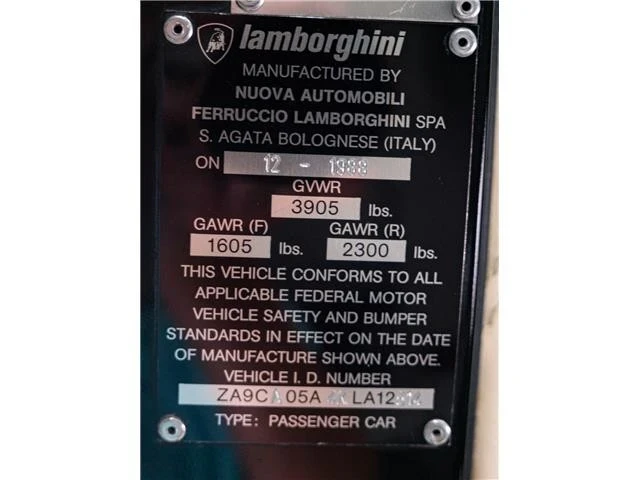 1989 Lamborghini Countach 25th Anniversary Edition - Image 17 of 21
