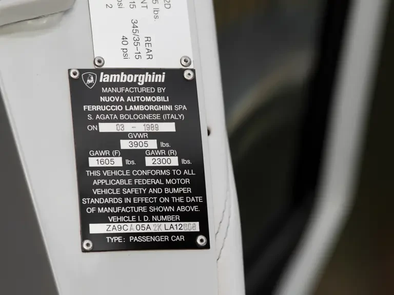 1989 Lamborghini Countach 25th Anniversary Edition - Image 20 of 31