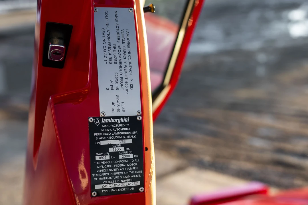 1989 Lamborghini Countach 25th Anniversary Edition - Image 16 of 28