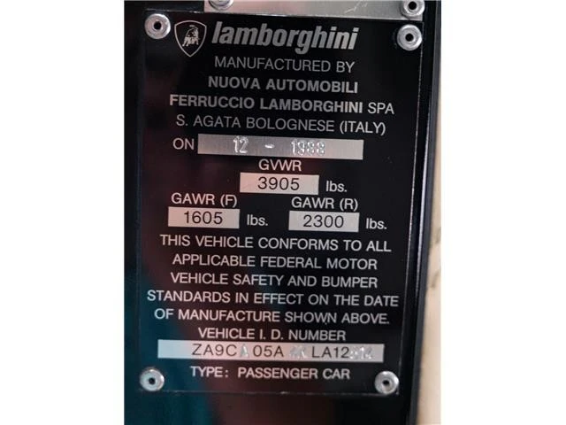 1989 Lamborghini Countach 25th Anniversary Edition - Image 17 of 21