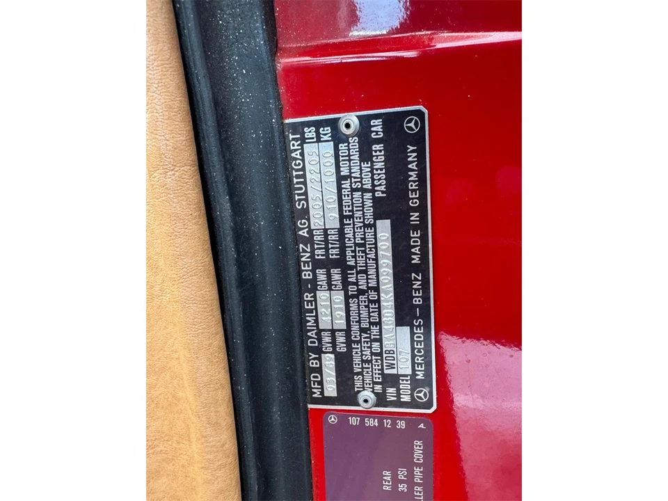 1989 Mercedes-Benz W126 S-Class Sedan - Image 15 of 31