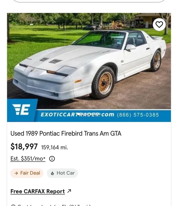 1989 Pontiac Firebird 3rd Gen - Image 6 of 11