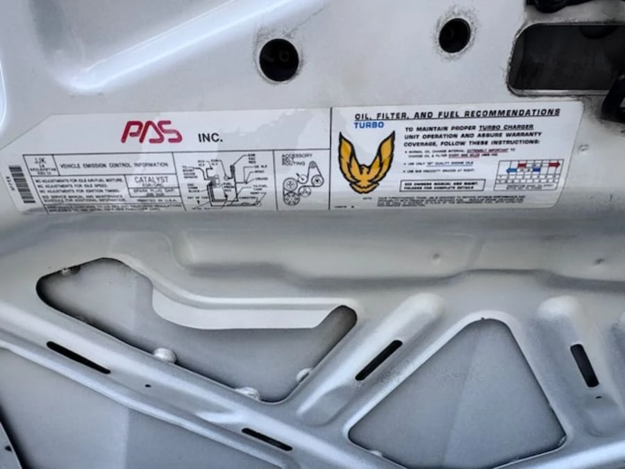 1989 Pontiac Firebird Trans Am 3rd Gen - Image 31 of 31