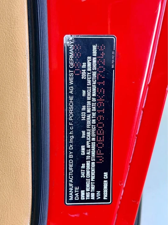 1989 Porsche 964 Carrera - Image 18 of 20
