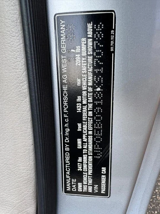 1989 Porsche 911 Carrera 3.2 - Image 29 of 31