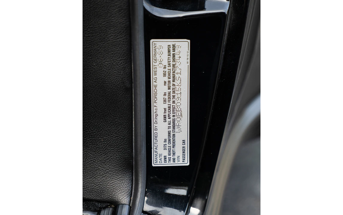 1989 Porsche 911 Carrera 3.2 - Image 26 of 31