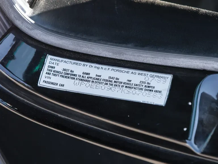 1989 Porsche 930 Turbo - Image 13 of 16
