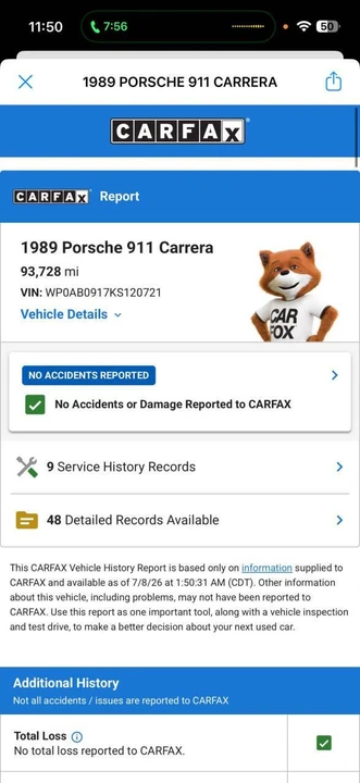 1989 Porsche 911 Carrera 3.2 - Image 25 of 26