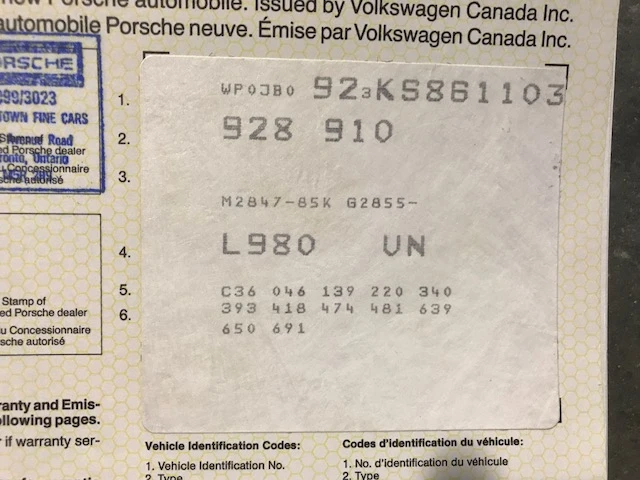 1989 Porsche 928 GT - Image 10 of 10