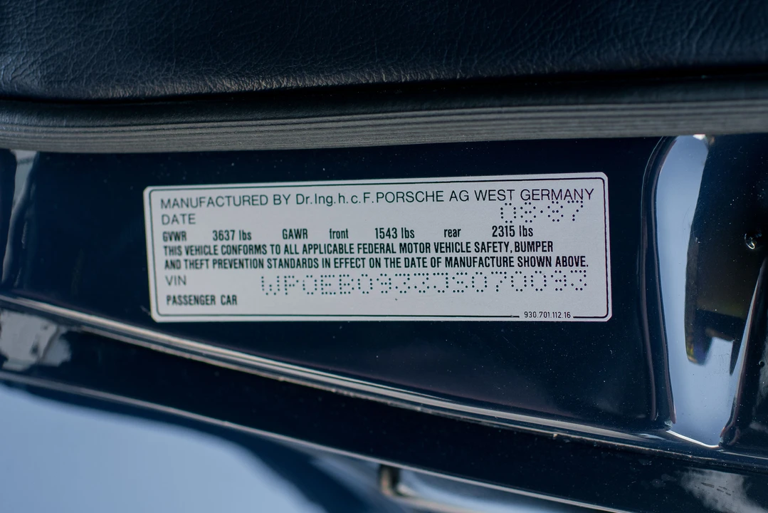 1989 Porsche 930 Turbo - Image 4 of 31