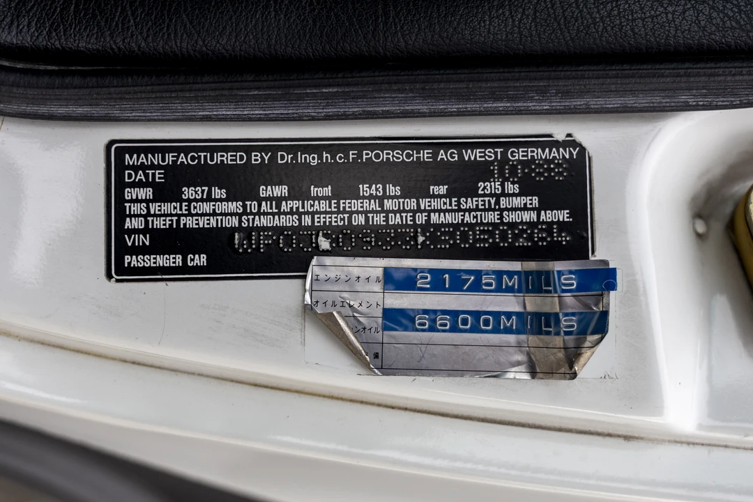 1989 Porsche 930 Turbo - Image 8 of 8