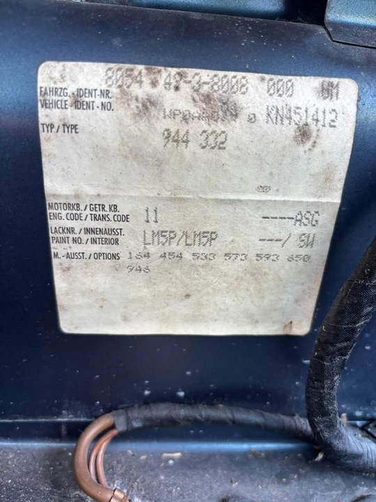 1989 Porsche 944 - Image 20 of 21