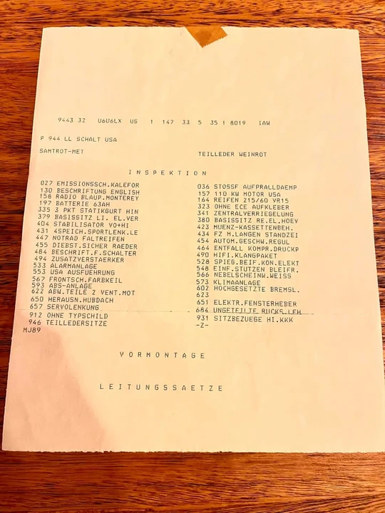 1989 Porsche 944 - Image 19 of 20