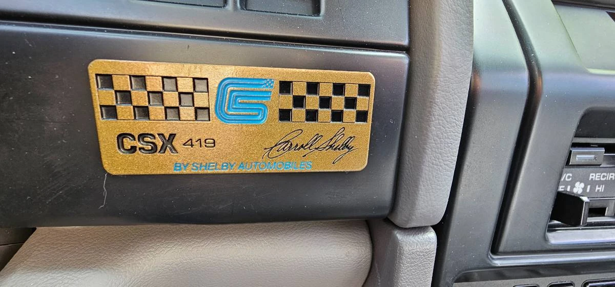 1989 Shelby CSX Cobra Continuation - Image 11 of 12