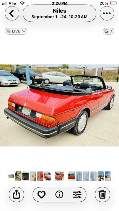 1989 Saab 900 1st Gen - Image 7 of 12