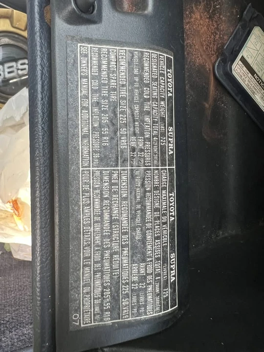 1989 Toyota Supra 3rd Gen - Image 8 of 17