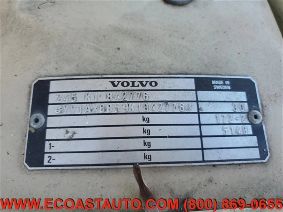 1989 Volvo 244 - Image 13 of 13