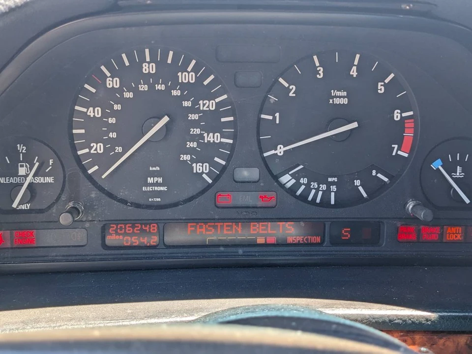 1989 BMW E32 7 Series - Image 6 of 8
