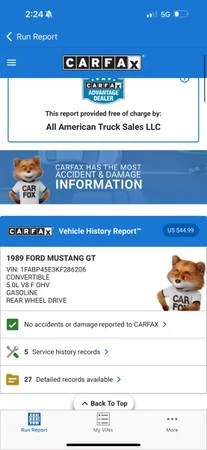 1989 Ford Mustang GT 3rd Gen - Image 8 of 21