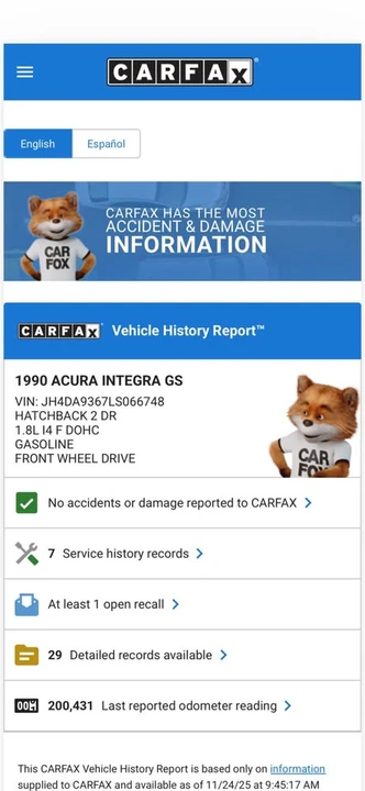 1990 Acura Integra 2nd Gen - Image 20 of 20