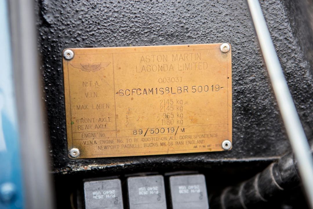 1990 Aston Martin Virage - Image 17 of 26