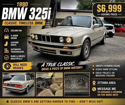 1990 BMW 325i Sedan