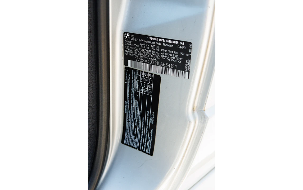 1990 BMW E30 M3 - Image 24 of 31