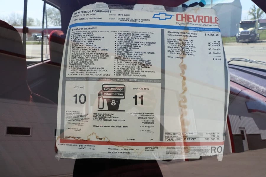 1990 Chevrolet 454 SS - Image 16 of 16