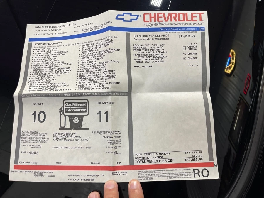 1990 Chevrolet 454 SS - Image 15 of 15