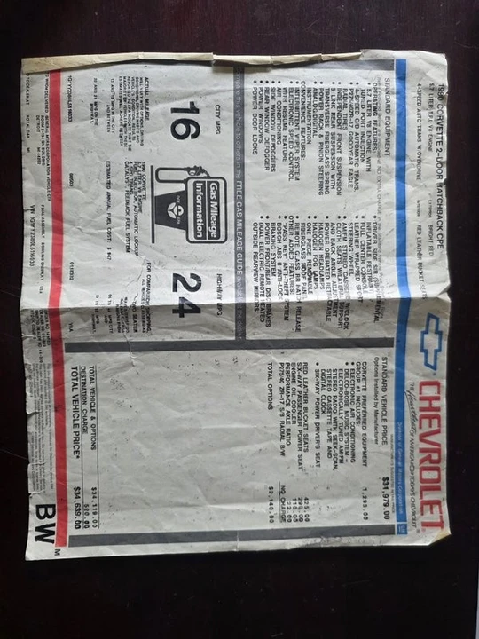 1990 Chevrolet Corvette C4 - Image 31 of 31