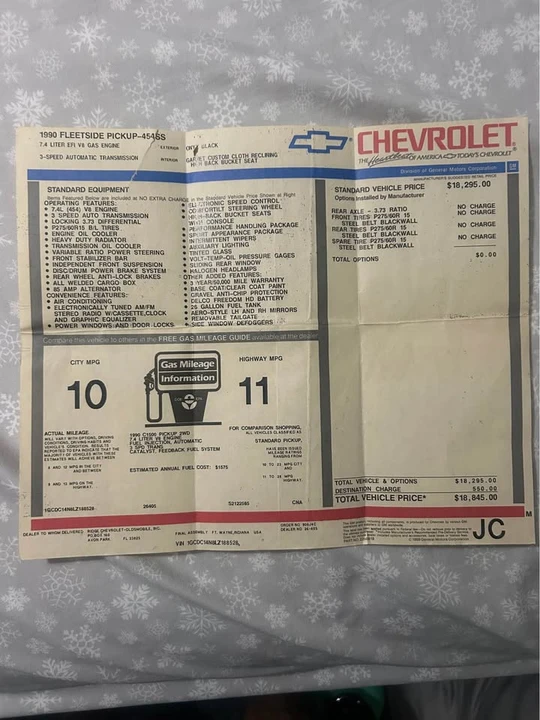 1990 Chevrolet SS - Image 6 of 14