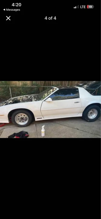 1990 Chevrolet Camaro 3rd Gen - Image 2 of 3