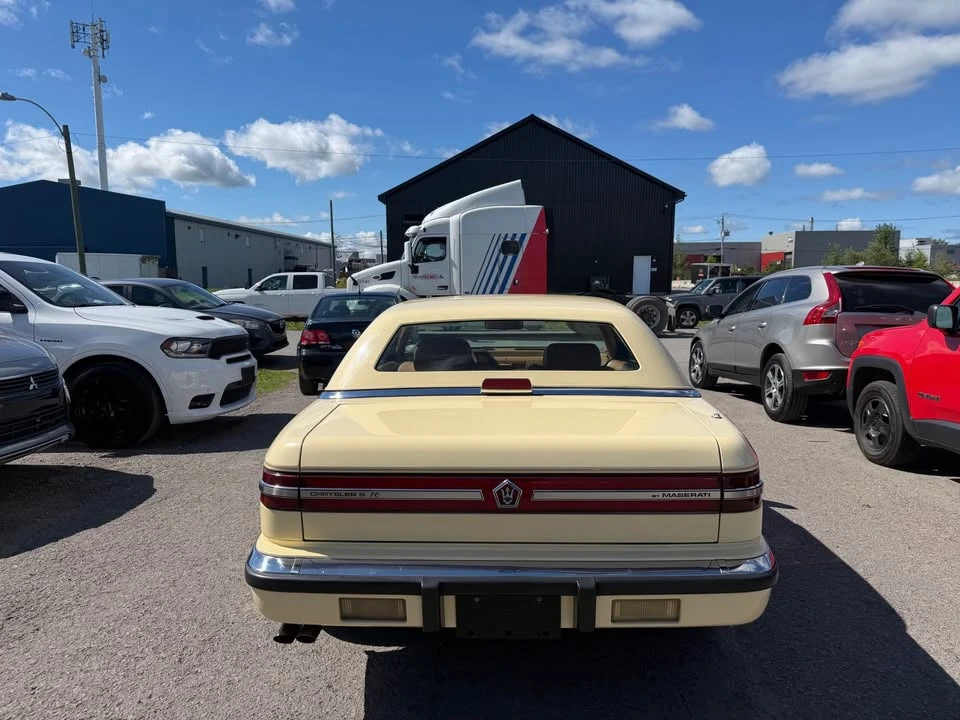 1990 Chrysler TC by Maserati - Image 3 of 18