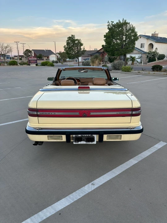 1990 Chrysler TC by Maserati - Image 10 of 31