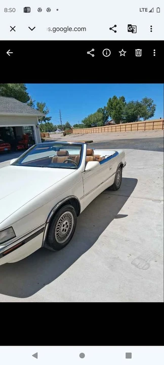 1990 Chrysler TC by Maserati - Image 3 of 11