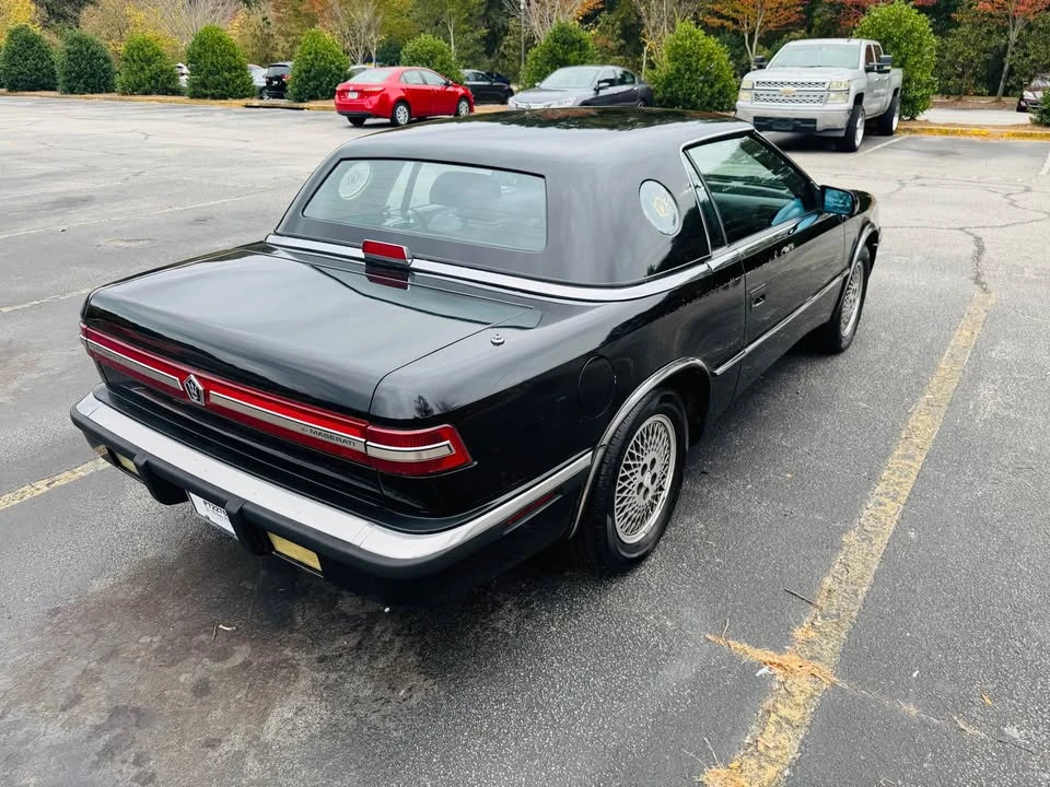 1990 Chrysler TC by Maserati - Image 3 of 8