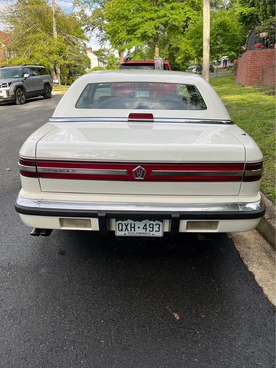 1990 Chrysler TC by Maserati - Image 4 of 12