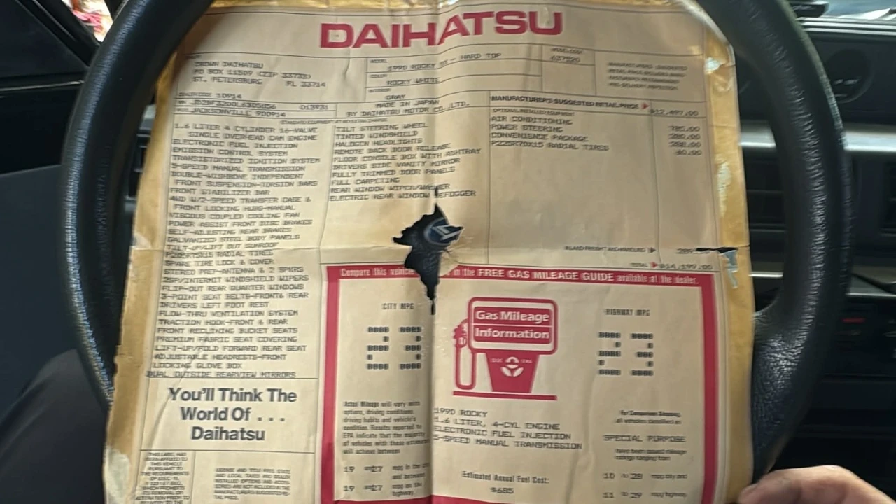 1990 Daihatsu Rocky - Image 10 of 10