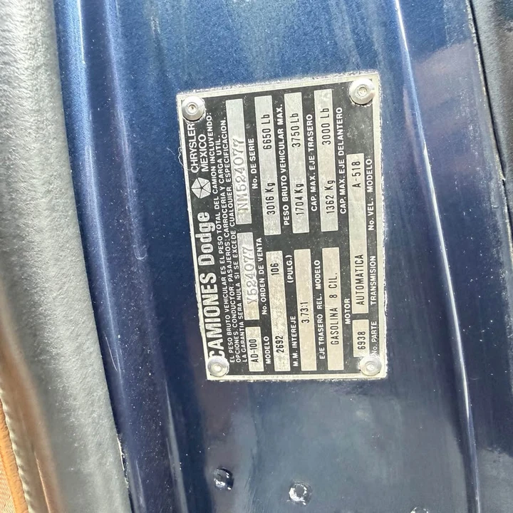 1990 Dodge Ramcharger - Image 8 of 8