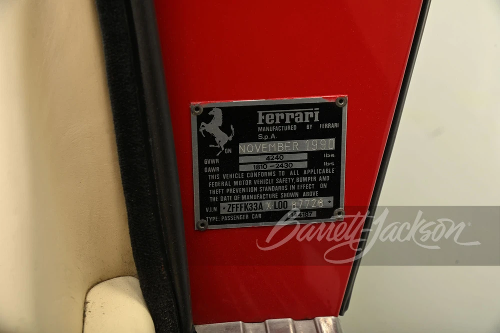 1990 Ferrari Mondial t - Image 28 of 31